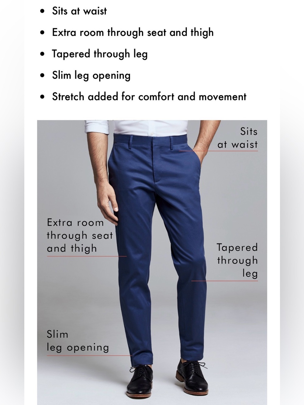 Banana Republic Men's Navy Chinos - Like New! - 34x30